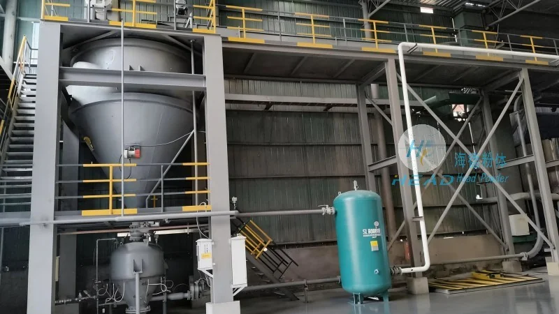 Sistema di trasporto pneumatico con bentonite