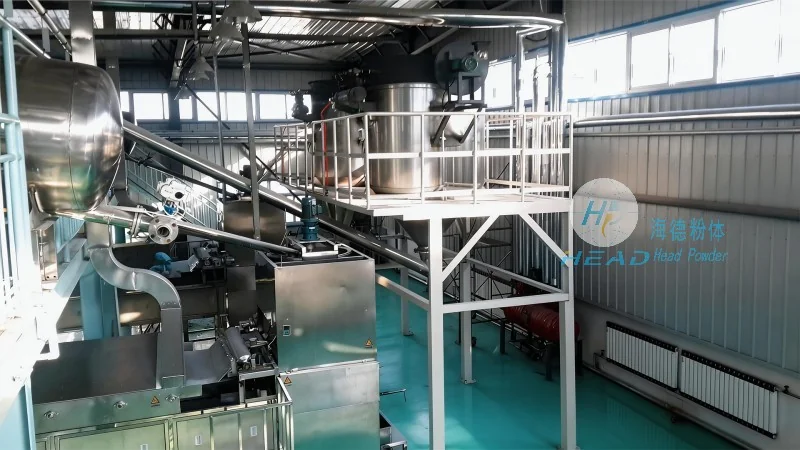 Polvere di idrossido di magnesio con proprietà ritardante del fuoco: sistema di trasporto pneumatico