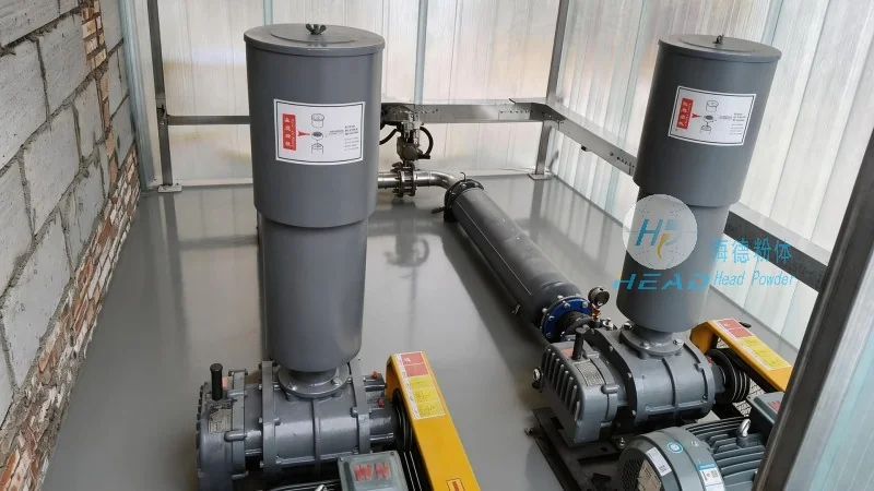 Studio di caso: Trasporto pneumatico a lunga distanza del polvere di catorte delle batterie di litio a Qui Nhon, Vietnam Studio di caso: Trasporto pneumatico a lunga distanza del polvere di catorte delle batterie di litio a Qui Nhon, Vietnam
