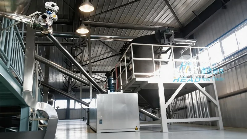 Sistema di trasporto pneumatico con polvere di ossido di alluminio