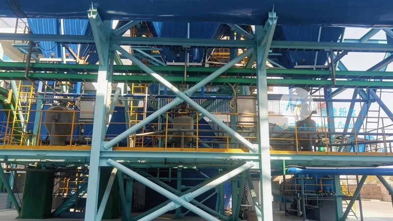 Progetto di trasporto pneumatico con polvere cattodica della batteria di litio a Recife, Brasile