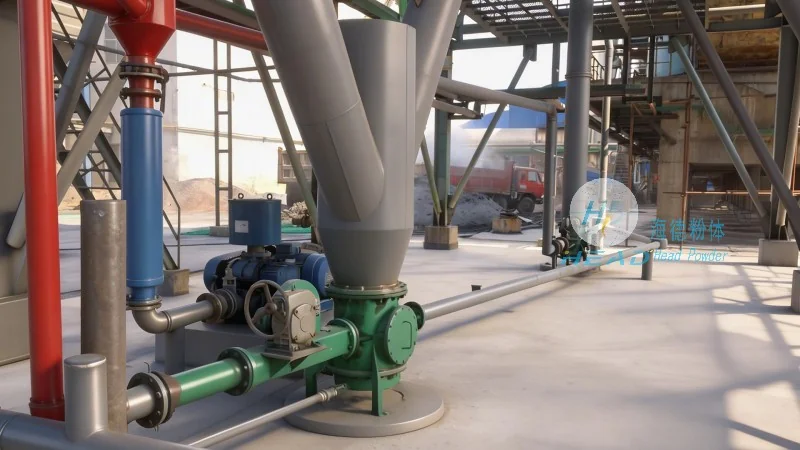 Semarang, Indonesia: Studio di caso: trasporto pneumatico a fase diluita di polvere di filler inorganico