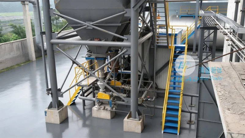 Batteria di litio a Tangier in Marocco, polvere di sale inorganico, progetto di trasporto pneumatico