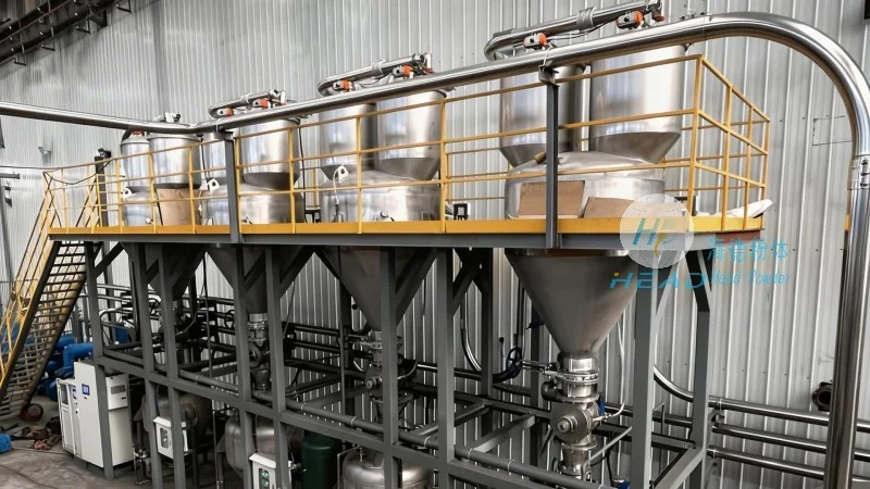 Studio di caso: Trasporto pneumatico chiuso di polvere di terre rare a Puebla, Messico