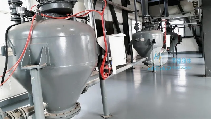 Bogotà, Colombia Progetto di trasporto pneumatico per il caricamento chiuso di polveri di batterie al litio